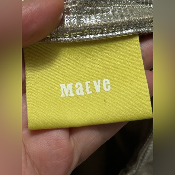 Maeve Gold Sequin A-line Midi Skirt for Work - Picture 13 of 14